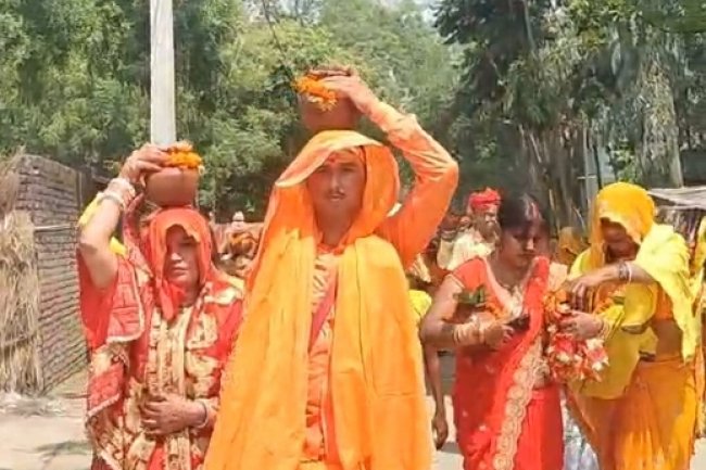 श्री लक्ष्मी नारायण महायज्ञ एवं भागवत कथा का शंखनाद